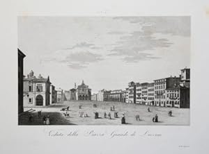 Veduta della Piazza Grande di Livorno