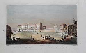 Palermo. Largo del Real Palazzo. - Palerme. Place du Palais Royal.