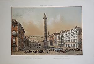 Place Colonne, au Corso, Colonne de Marc-Aurèle-Antonin - Palais Chigi et Monte Citorio / Piazza ...