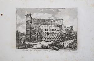 Veduta del Colosseo dalla parte più rovinata
