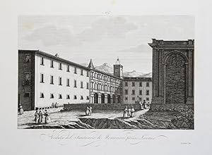 Veduta del Santuario di Montenero presso Livorno