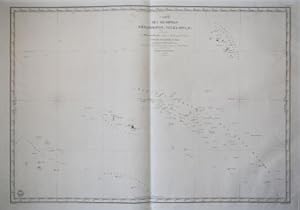 Carte des Archipels Taiti, Pomotou, Nouka-Hiva. & a.dresse e par Mr. Vincendon Dumoulin ?