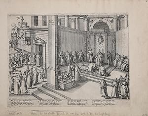 Papa Clemente VIII assolve ufficialmente Enrico IV di Navarra a S. Pietro