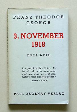 Bildergebnis für franz theodor csokor 3, november 1918
