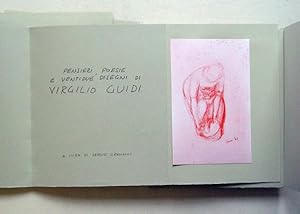 Pensieri, poesie e ventidue disegni di V. Guidi.