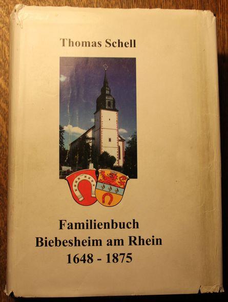 Familienbuch - Biebesheim am Rhein - 1648-1875