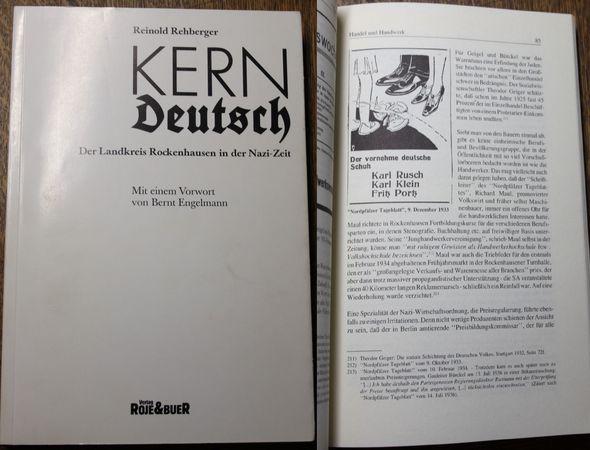 Kern Deutsch Der Landkreis Rockenhausen in der Nazi-Zeit Mit einem Vorwort von Bernt Engelmann - Rehberger, Reinold