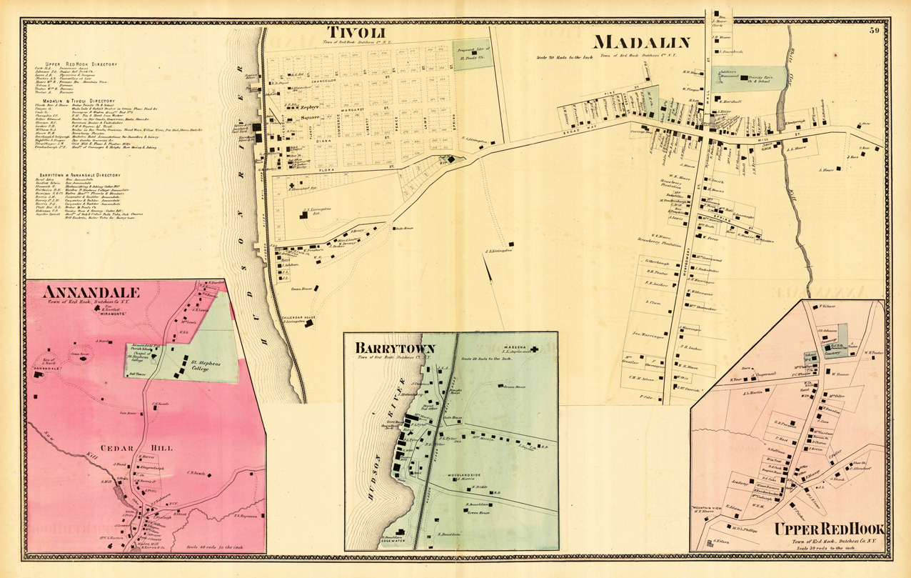 Annandale Tivoli Barrytown Madalin Upper Red Hook by Johnson