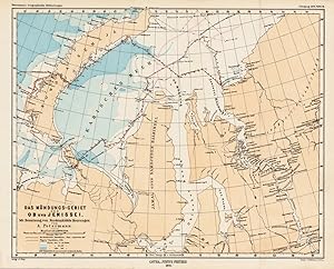 Das Mündungs-Gebiet des Ob und Jenissei. - Mit Benutzung von Nordenskiölds Messungen. Von A. Pete...