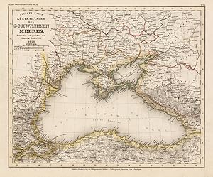 Neueste Karte der Küstenländer des Schwarzen Meeres. - Entworfen und gezeichnet vom Hauptm. Radef...