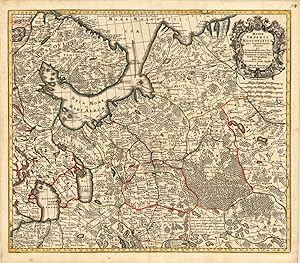 Mappae Imperii Moscovitici pars Septentrionais, adornata per Guillielmum de L Isle, Membrum Acade...