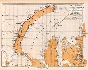 Kapt. E. H. Johannesen?s Umfahrung von Nowaja Semlä im September 1870, nach der Karte von J. C. H...