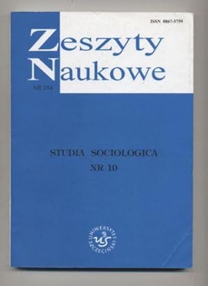 Studia Sociologica nr 10