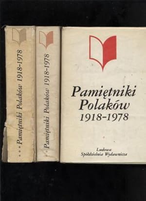 Pamietniki Polakow 1918-1978 T.1-3