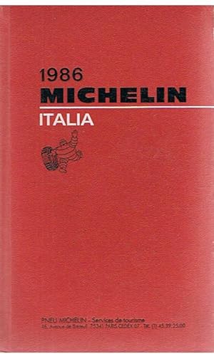 Risultati immagini per guida michelin italia 1986 copertina