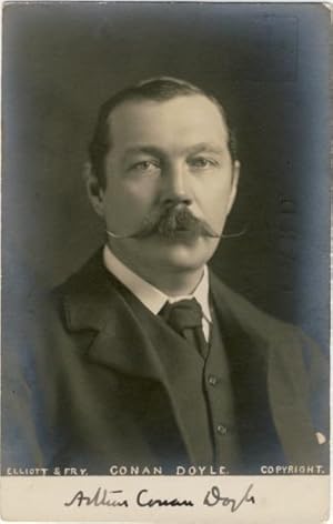 Rare Signed Photograph (SP) of Sir Arthur Conan Doyle