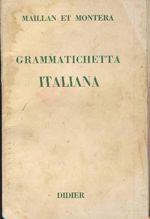 Grammatichetta italiana
