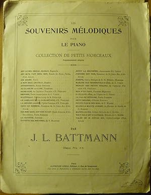 Les souvenirs mélodiques pour le piano. Collection de petits morceaux. Ronde bretonne