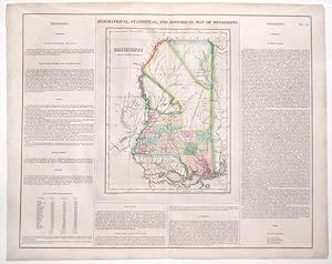 Geographical, Statistical and Historical Map of Mississippi