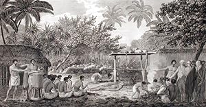 A Human Sacrifice on a Morai in O'Taheite in the presence of Captain Cook