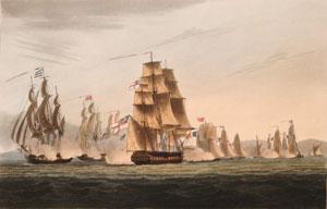 Capture of Le Sparviere, May 3rd 1810