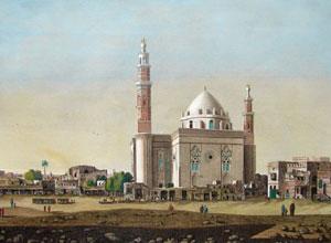 Pl. 32 Le Kaire: Vue de la Mosquee de Soultan Hasan