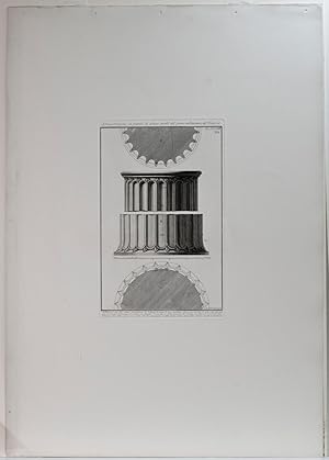 Plate XXIIII - Dimostrazione in grande di alcune parti del primo ord. interiore del Panteon