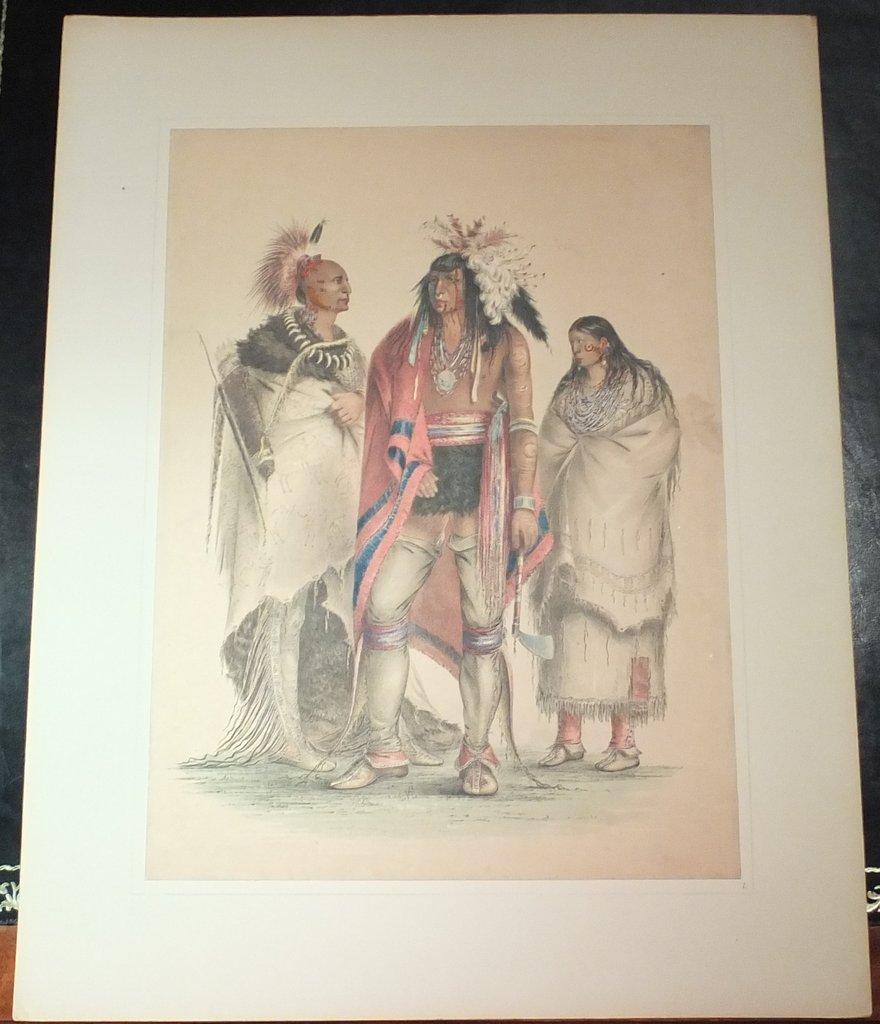 Catlin's North American Indian Portfolio. Hunting Scenes and Amusements of the Rocky Mountains and Prairies of America - CATLIN, George (1796-1872).