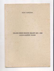 Oblasni odbor Bihacke oblasti 1927-1929 sumarno-analiticki inventar ( Kreisverwaltung Bihac - Inv...