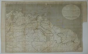 Carte De La Capitainerie Generale De Caracas Comprenant les Provinces de Venezuela, Maracaibo, Va...