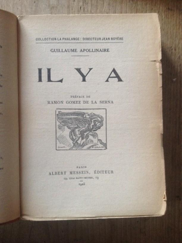 Il y a par GUILLAUME APOLLINAIRE paperback (1925) Librairie des