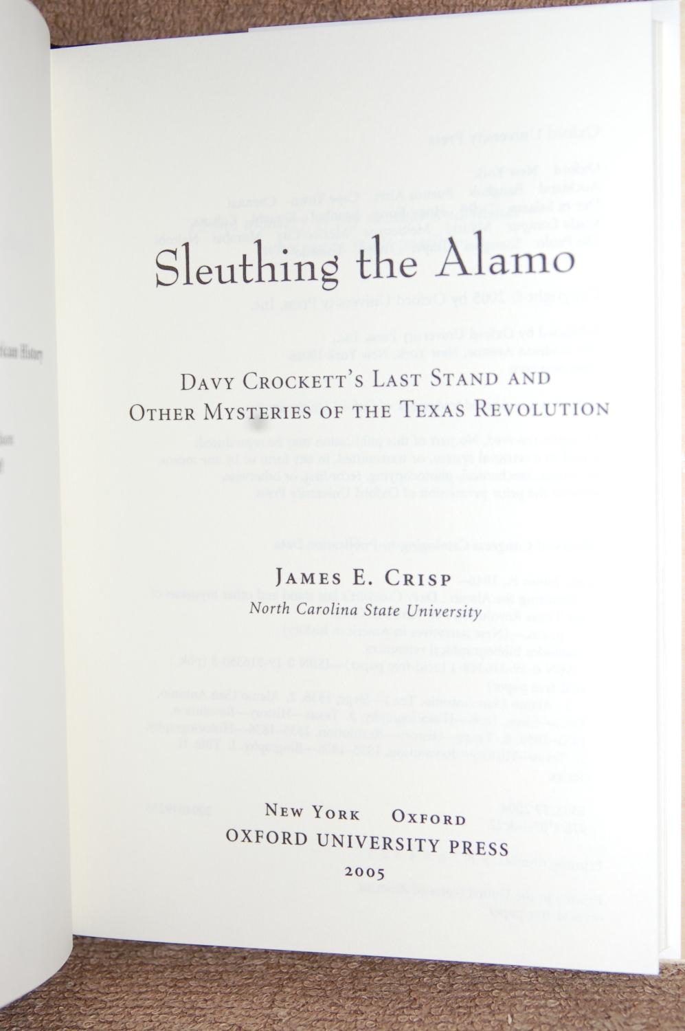 sleuthing the alamo
