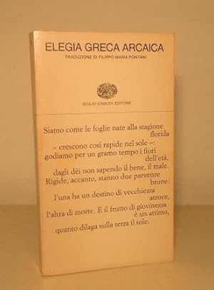 ELEGIA GRECA ARCAICA