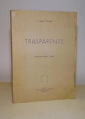 TRASPARENZE - PREFAZIONE DI FABIO TOMBARI + UN DATTILOSCRITTO