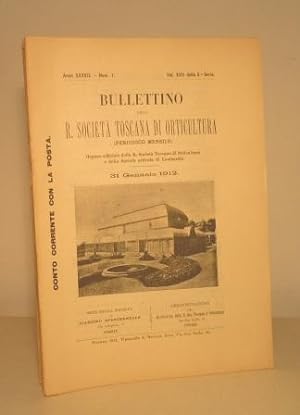 BULLETTINO DELLA R. SOCIETA' DI ORTICULTURA (PERIODICO MENSILE)