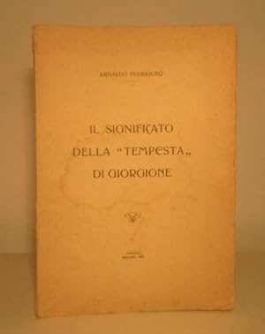 IL SIGNIFICATO DELLA "TEMPESTA" DI GIORGIONE