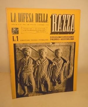 LA DIFESA DELLA RAZZA - SCIENZA DOCUMENTAZIONE POLEMICA - ANNO III - N. 23 - 5 OTTOBRE 1940