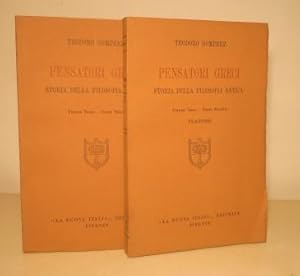 PENSATORI GRECI - STORIA DELLA FILOSOFIA ANTICA. VOLUME TERZO IN DUE TOMI PARTE PRIMA E SECONDA: ...