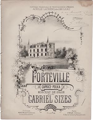 Forteville. Caprice-Polka. Souvenir. Op. 8 [con dedica autografa firmata dell'autore]