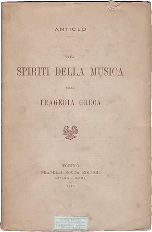 Gli spiriti della musica nella tragedia greca