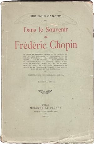 Dans le souvenir de Frédéric Chopin. Illustrations et documents inédits