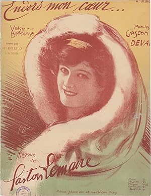 Endors mon coeur. Valse berceuse [Spartito illustrato da Georges Dola]