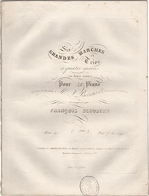 Six Grandes Marches et Trios à quatre mains en deux suites pour le Piano? Oeuv. 40 [1er Livre]