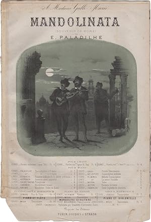 Mandolinata (Souvenir de Rome). Riduz. di G. Bellenghi