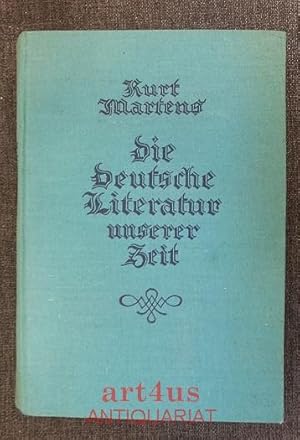 Die deutsche Literatur unserer Zeit. In Charakteristiken und Proben.