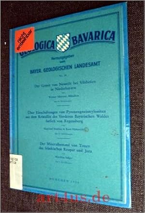 Der Granit von Neustift bei Vilshofen in Niederbayern (W. Schreyer) ; Über Einschaltungen von Pyr...