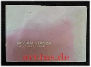 Nissan Stanza : 1989 Owner`s Manual