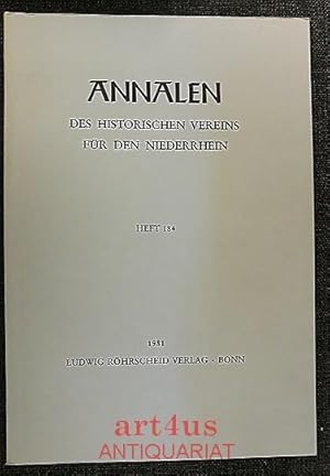 Annalen des historischen Vereins für den Niederrhein insbesondere das alte Erzbistum Köln : Heft ...