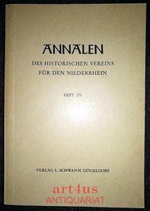 Annalen des historischen Vereins für den Niederrhein insbesondere das alte Erzbistum Köln : Heft ...