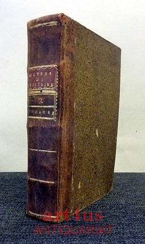 Oeuvres complètes de Voltaire : Tome second : Théatre II : Zaire, Adélaide du Guesclin, Amélie, L...